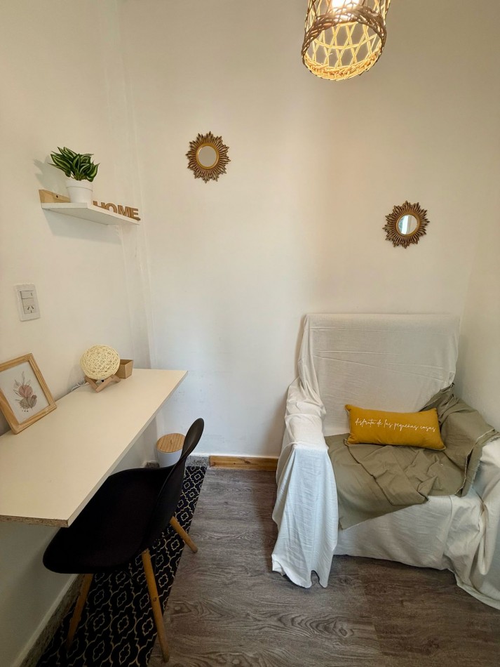 DEPARTAMENTO 2 AMBIENTES CON DEPENDENCIA Y BALCON. APTO CREDITO